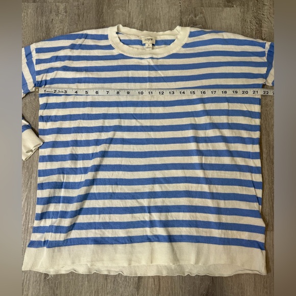 J. CREW Stripped Lightweight Sweater 100% Cotton Women’s size Small - Picture 7 of 7